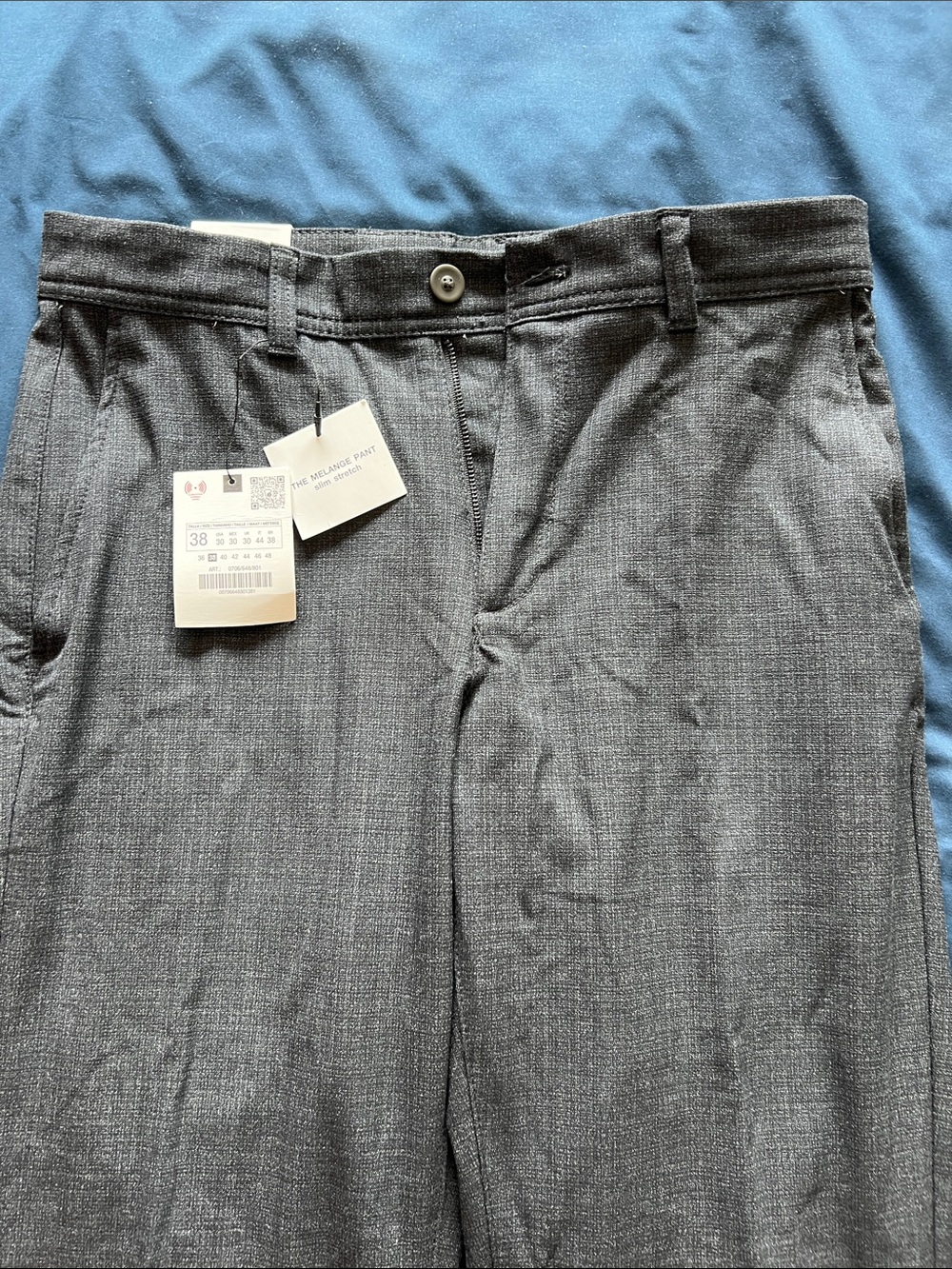 Zara Men's Gray Flat-Front Dress Shorts